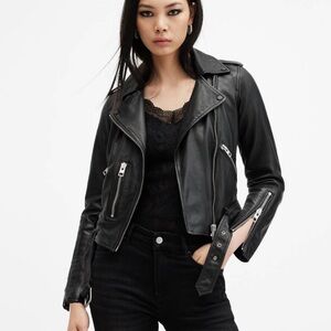 AllSaints Balfern Leather Biker Jacket